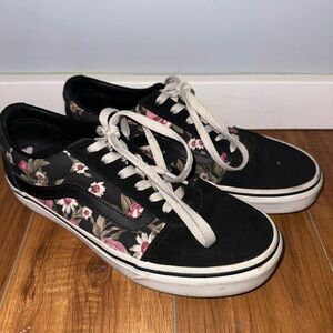Vans Old Skool Floral Canvas Shoes